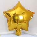 Palloncino a stella dorato in alluminio metallizzato per matrimoni e compleanni - Stella d'Oro da 10 Pollici