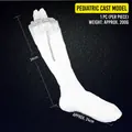 Halloween severed leg prop, white prosthetic limb model, 24cm size for spooky decoration - Child Broken Leg 200g