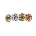 Steampunk Sanddollar Haarklammer Set in Gold, Silber, Bronze und Kupfer Ausführungen - Sanddollar