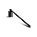 Elegant black stainless steel candle snuffer tool with a bell-shaped head on white background - Matte Black