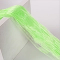 Green heart string curtain in lightweight mesh fabric for door or room divider - 1m Width * 2m Height / Fruit Green