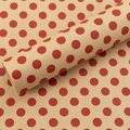 Eco-friendly kraft wrapping paper with red polka dots for vintage gift packaging - Style 9 (Red Dot Kraft Paper) / 50x70cm