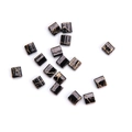 Cuentas Tila cuadradas negras con textura de mármol dorado para creación de joyería DIY - Grande / BKN-11 (Negro Oro Mármol)