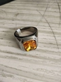 Size 7 / Steel Yellow Zirconia