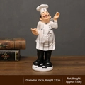 Figurine de chef rétro en résine avec cuillère pour déco de cuisine et restaurant - Chef à la Louche