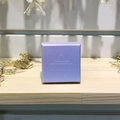 Square lavender jewelry gift box with A Special Gift gold lettering on wooden stand - 5.5*5.5*3.5cm / Pink Blue Gradient Earring Box