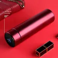Smart vacuum flask in matte passion red with LED temperature display on the cap - 16oz / Matte China Red / Smart Temp Display