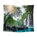 Bohemian forest waterfall tapestry background cloth for home wall decoration - Tropical Rainforest (GT110050) / 73X95CM/Brushed Fabric