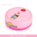 Mini robot aspirapolvere rosa per bambini, giocattolo di simulazione 11x3,7x11cm - Spazzatrice Rosa