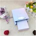 Blue-purple gradient jewelry gift box and matching carrier bag with white satin handles - Blue-Purple Gradient Gift Bag
