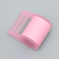Pink sticky note dispenser with adhesive roll for student stationery and message labeling - Pink Dispenser