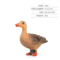 Realistic plastic duck animal model PL127-514 for educational play and decoration - Duck