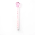 Pink cat claw glass stir stick with sparkling glitter inside for coffee and juice - Star Drill Cat Claw Short Single