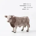 Realistic brown cow animal figurine plastic model toy for educational purposes - Brown Cow (PL127-358)