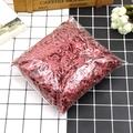 Sparkling burgundy shredded raffia paper for festive gift box packaging and decoration - 50g/Pack / PT03 Wine Red Glitter
