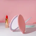 Specchio trucco LED portatile rosa con design pieghevole e luce ad anello tonda - Ingrandimento 2X / Rosa Sakura