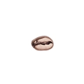 Detailed bronze coffee bean metal badge pin for cartoon collection accessories - Antique Red Copper