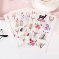 Bohemian watercolor temporary tattoo stickers with dreamcatchers and floral patterns - 12. Indian Style