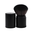 Tragbarer ausziehbarer Make-up-Pinsel in Schwarz mit Kappe für Puder und Rouge - Mystisches Schwarz