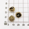 Antique gold lion head spacer beads for DIY bracelet jewelry making, 12mm size - Lion Head Style (10127)