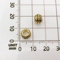 Golden alloy elephant spacer beads for DIY jewelry making, 10mm diameter size - Large Hole Spacer (10145)