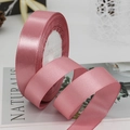 Roll of 2cm pink satin ribbon with a silky finish for gift boxes and wedding decor - Dusty Pink