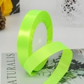 Neon green satin ribbon roll 1.5cm width for gift wrapping and wedding decoration crafts - Fluorescent Green
