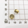 Antique gold alloy flying saucer beads with tree of life pattern for jewelry making - Tree of Life (10139)