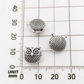 Antique silver owl metal charms for DIY bracelets and jewelry making accessory - Owl Style (10134)