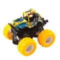 Monster truck a frizione giallo con graffiti e grandi pneumatici fuoristrada, art. NO.219A - Giallo