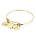 Bracelet Scorpion en finition dorée avec breloques gravées et design en fil métallique - Scorpion Doré (KB88091-Z)