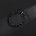 Chaîne Croisée Polie Noire
