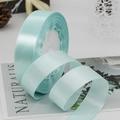 Light blue satin ribbon roll for gift wrapping and wedding cake decoration - Light Blue