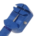 Blue watch link remover tool with metal needle for strap adjustment and repair - Watch Link Remover