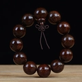 Macro shot of 13 high-density wooden prayer beads featuring detailed gold star textures - Plain Style (20200527) / 12 Pendants Set / High Density Gold Star (20mm)