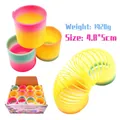 Rainbow spring toy in vibrant gradient colors with 5cm diameter size and 20g weight - Original Version / Round Taiwan Color