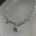 Silver Tooth Star Pendant Style