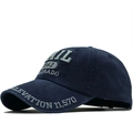 Berretto da baseball blu navy in cotone con ricamo 1962 Colorado e visiera curva - Regolabile / Blu navy