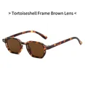 Retro tortoiseshell sunglasses with brown lenses and a durable frame for a vintage look - Tortoiseshell Frame Tea Lens