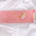 Pink tissue paper tassel DIY kit with gold ties and white cord for party decoration - Light Pink