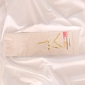 Kit pompon en papier de soie crème DIY avec attaches dorées pour décor de fête - Pack de 5 / Blanc