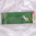 Kit de décoration DIY avec glands en papier de soie vert, cordon blanc et liens dorés - Pack de 5 / Vert foncé