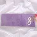 Kit glands en papier violet foncé de 35cm avec ficelle blanche pour décor de fête - Pack de 5 / Mauve Clair