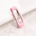 Mini pinza rectangular rosa de 2 cm para muñecas BJD y accesorios para mascotas - Rosa Claro