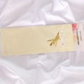 Kit de guirlande de glands en papier jaune pâle avec attaches dorées pour fêtes - Pack de 5 / Blanc Cassé