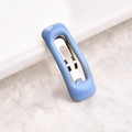 Molletta rettangolare blu in metallo da 2cm per bambole BJD e piccoli animali - Lavanda