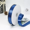 Royal blue 2.5cm satin ribbon roll for gift wrapping and cake box decoration - 91m / 38# Dark Blue