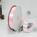 Light pink polyester satin ribbon roll for gift wrapping and cake box decoration - Pink