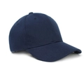 Navy blue cotton baseball cap featuring a classic six-panel design and curved brim style - Navy Blue