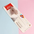 Rose gold number 4 birthday candle in clear blister pack for party cake decoration - Number 4 / Rose Gold